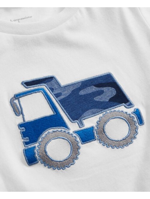 First Impressions Baby Boys Dynamic Dump Truck Cotton T-Shirt, Created for Macy's