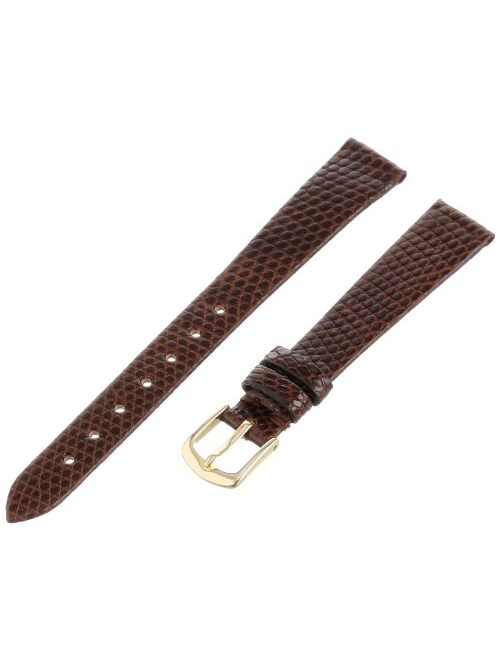 Hadley Roma Women's 13mm Leather Watch Strap, Color:Brown (Model: LSL700RB-130)