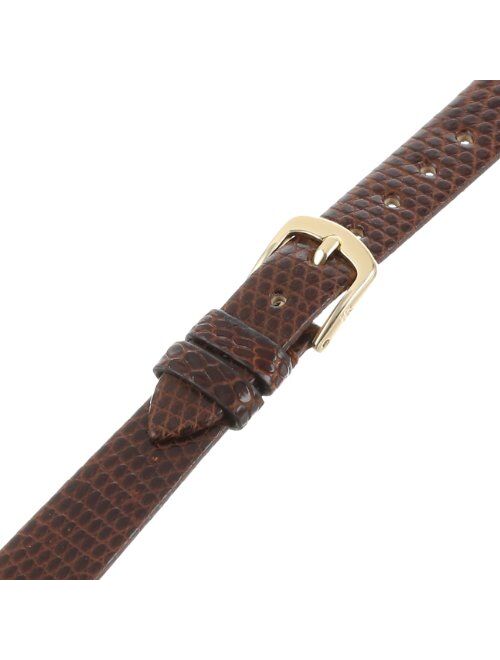 Hadley Roma Women's 13mm Leather Watch Strap, Color:Brown (Model: LSL700RB-130)