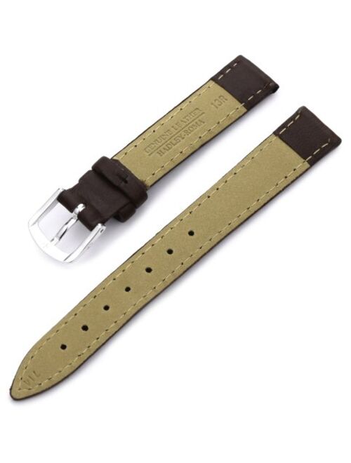 Hadley Roma Women's LSL714RA 100 Genuine Leather Strap Watchband
