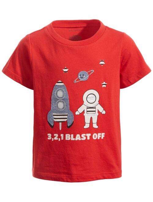 First Impressions Baby Boys Blast Off-Graphic T-Shirt, Created for Macy's