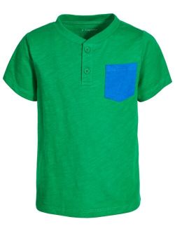 Toddler Boys Pocket Cotton Henley T-Shirt, Created for Macy's