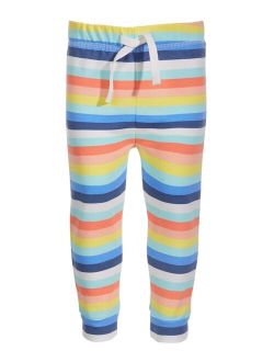 Baby Boys Striped Cotton Jogger Pants, Created for Macy's