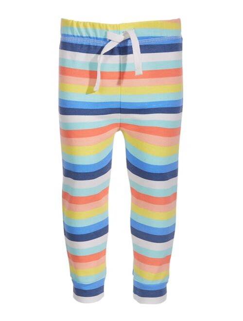 First Impressions Baby Boys Striped Cotton Jogger Pants, Created for Macy's
