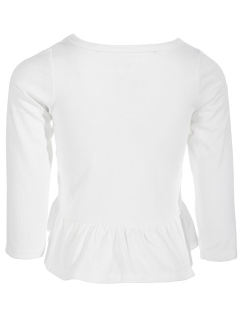 First Impressions Baby Girls Sweet Donut Peplum Bottom Long-Sleeve T-Shirt, Created for Macy's