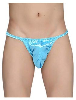 Men's Underwear Satin Tanga Bikini Briefs Panties