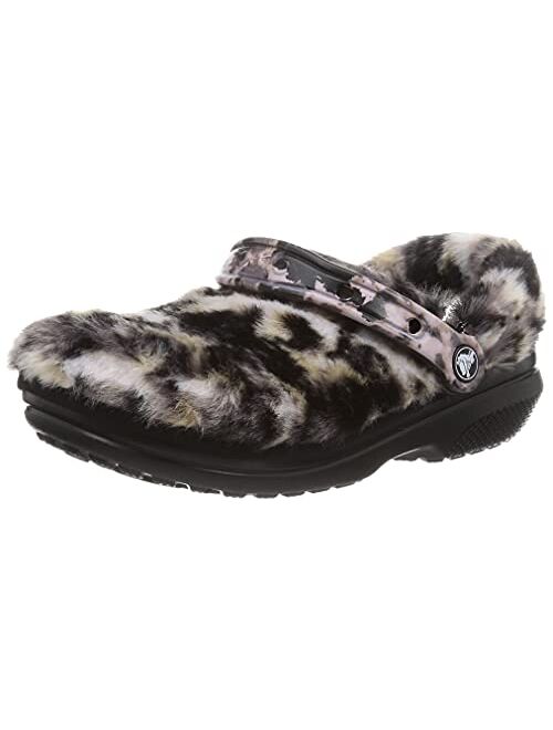 Crocs Unisex-Adult Men's and Women's Classic Fur Sure Clog | Fuzzy Slippers