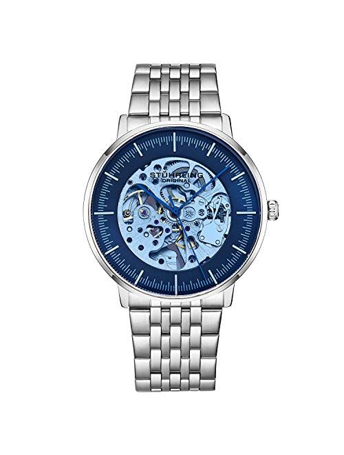 Stuhrling Men's Automatic Dress Watch with Stainless Steel Bracelet Mechanical self Winding Movement
