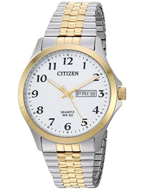 Citizen Quartz Mens Watch, Stainless Steel, Classic, Two-Tone (Model: BF5004-93A)
