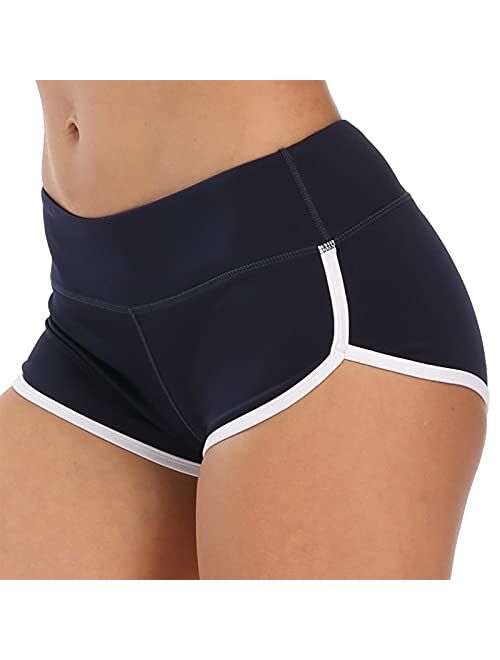 Womens Workout Shorts Hot Yoga Running Athletic Pole Dance Booty Dolphin Shorts