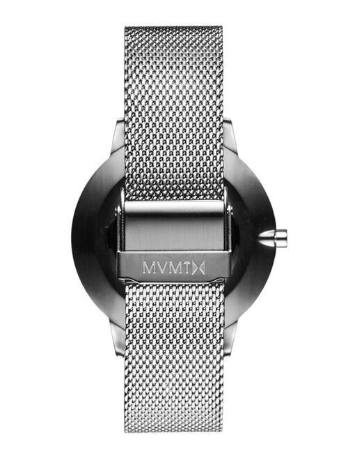Mvmt Boulevard Venice Marble Stainless Steel Mesh Bracelet Watch 38mm