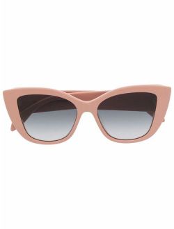 Eyewear logo-print cat-eye sunglasses