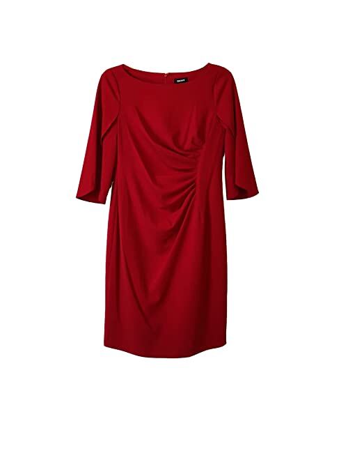 DKNY Tulip-Sleeve Sheath Dress