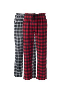 2-pk. Plaid Flannel Pajama Pants