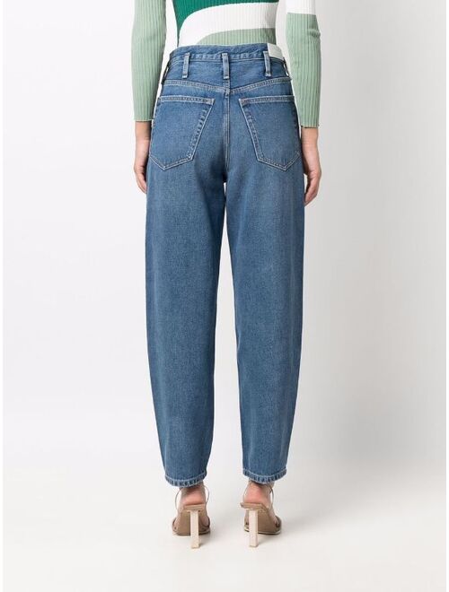 RE/DONE 70s high-waist tapered-leg jeans