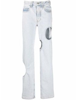 Off-White Meteor straight-leg jeans