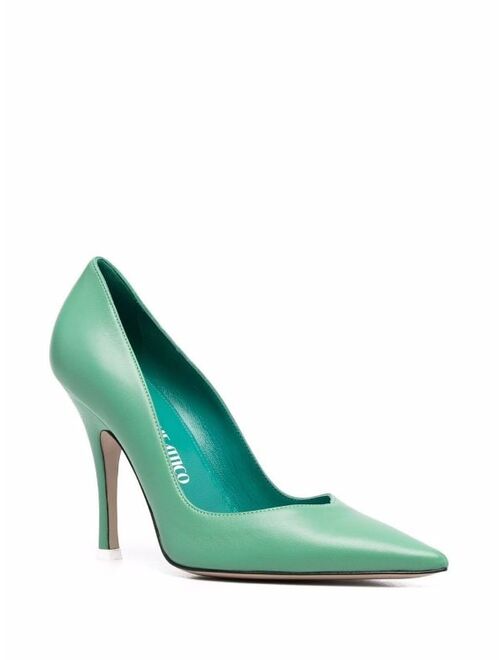 The Attico heeled pointed-toe pumps