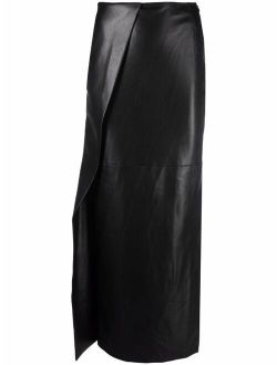 Nanushka side-slit maxi skirt