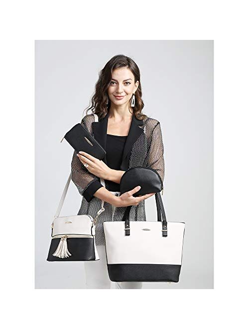 MACCINELO Women Fashion Handbags Tote Bag for work Shoulder Bag Top Handle Satchel gift