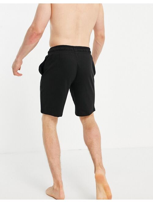 Calvin Klein sleep shorts in black