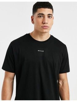Nicce loungewear sofa t-shirt in black