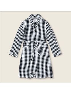 Petite Plume™ men's robe in gingham