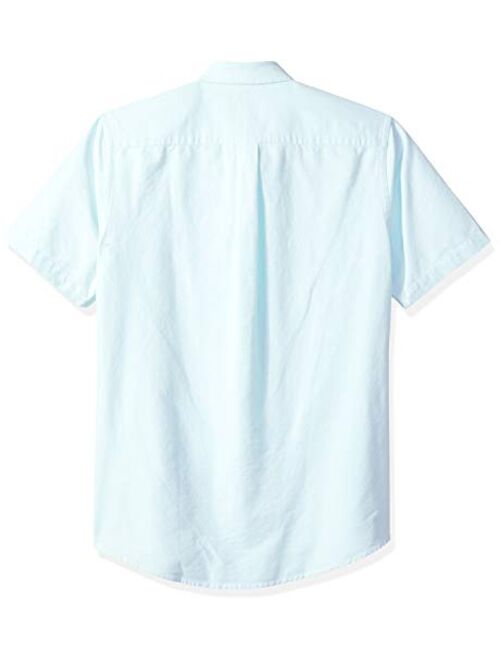 Amazon Essentials Men's Slim-Fit Short-Sleeve Pocket Oxford Shirt