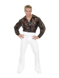 BuySeason Men's Glitter Disco Shirt Costume