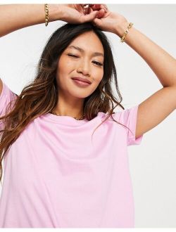 organic cotton T-shirt in pink