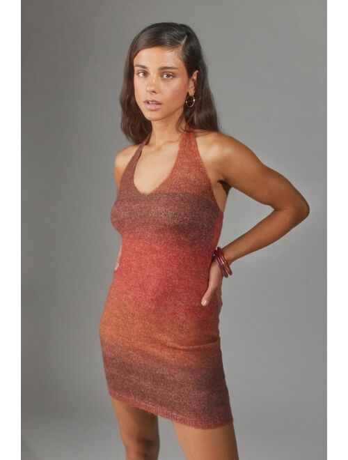Urban outfitters UO Haley Knit Halter Mini Dress