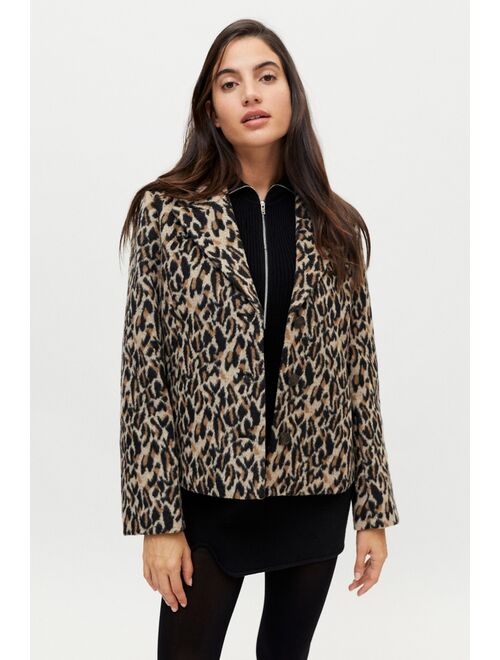 Urban outfitters UO Terrie Leopard Blazer