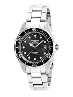 Men's 17046 Pro Diver Quartz 3 Hand Black Dial Watch