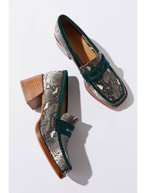 Urban outfitters UO Lexi Snake Heeled Loafer