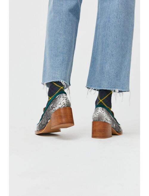Urban outfitters UO Lexi Snake Heeled Loafer