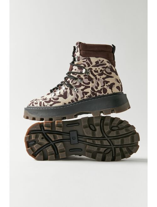 Urban outfitters UO Tina Leopard Hiker Boot