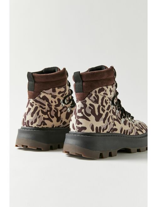Urban outfitters UO Tina Leopard Hiker Boot