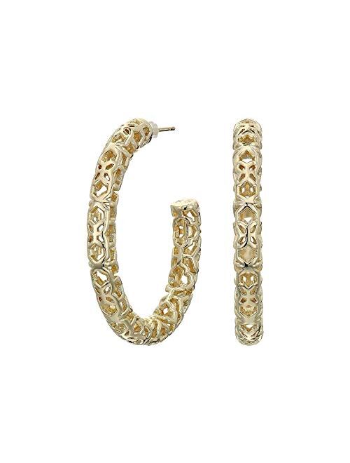 Kendra Scott Maggie 1.5" Hoop Earrings for Women, Fashion Jewelry