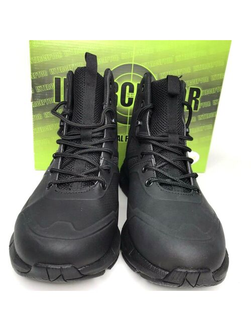 Interceptor Men's Wyatt Tactical Boot athletic outsole for support & durability