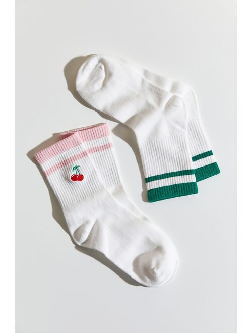 Urban outfitters Icon Athletic Crew Sock 2-Pack