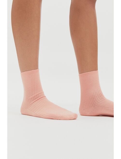 Urban outfitters Basic Ribbed Crew Sock