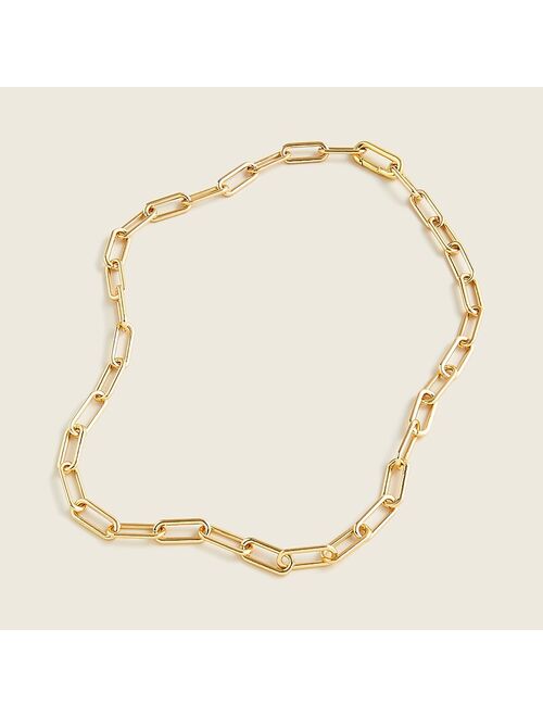 J.Crew Chunky paper-clip chain necklace