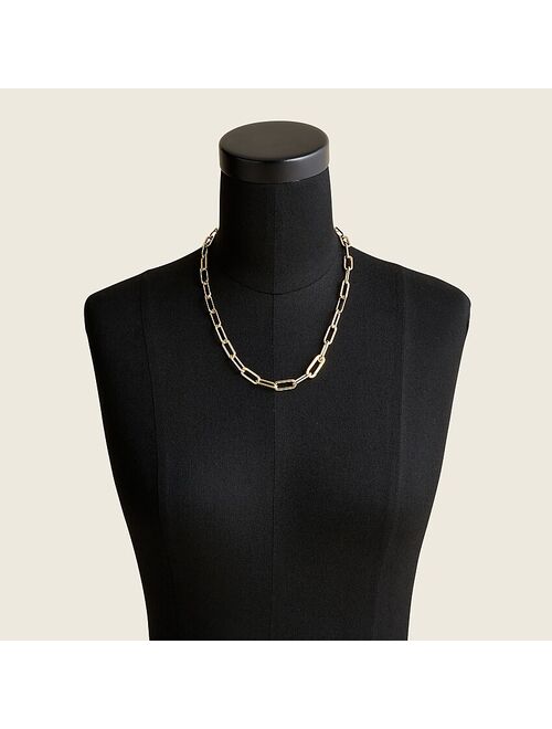 J.Crew Chunky paper-clip chain necklace