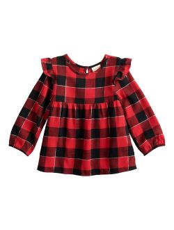 Toddler Girl Jumping Beans® Flannel Top