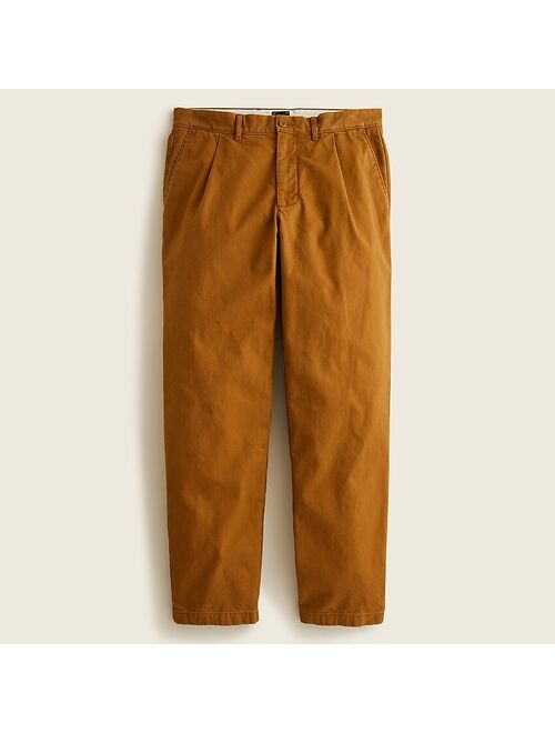 J.Crew Classic Relaxed-fit pleated chino pant
