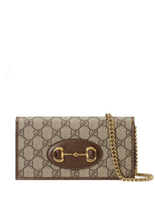Gucci 1955 Horsebit wallet with chain