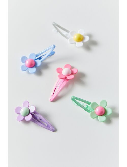 Urban outfitters Flower Snap Clip Set