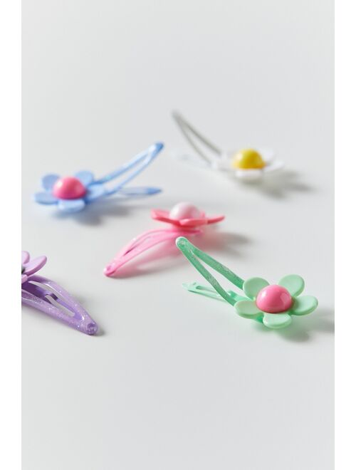 Urban outfitters Flower Snap Clip Set
