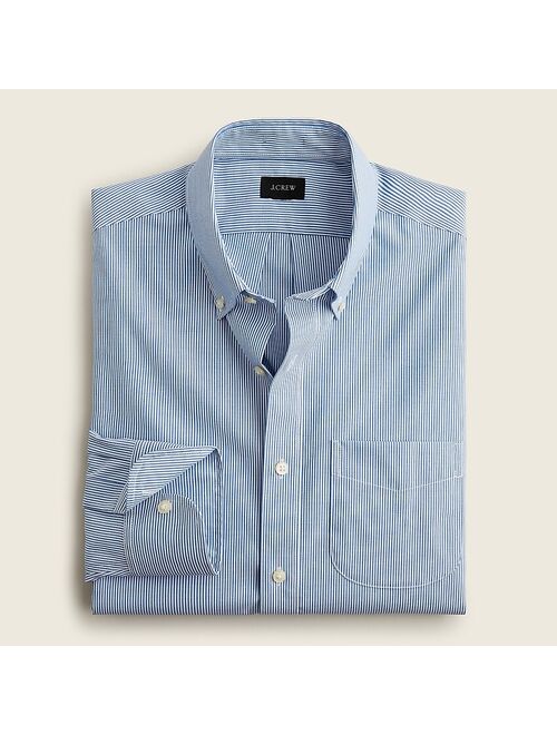 J.Crew Slim Bowery wrinkle-free stretch cotton shirt in stripe