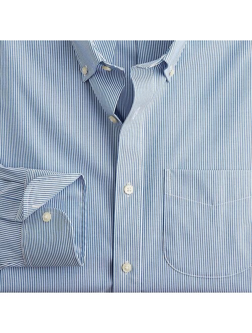 J.Crew Slim Bowery wrinkle-free stretch cotton shirt in stripe