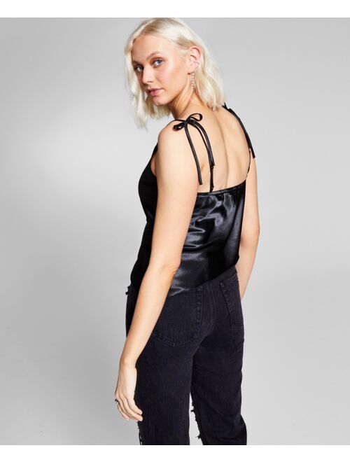 And Now This Women's Satin Asymmetrical Camisole